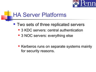 Designing High Availability Networks, Systems, and Software for the ...