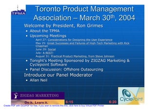2004 03 tpma - offshore outsourcing