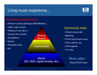 Mobile Monday - HP mobilizing Music