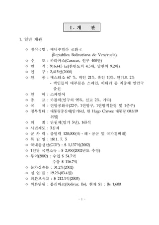 베네수엘라개황 2004