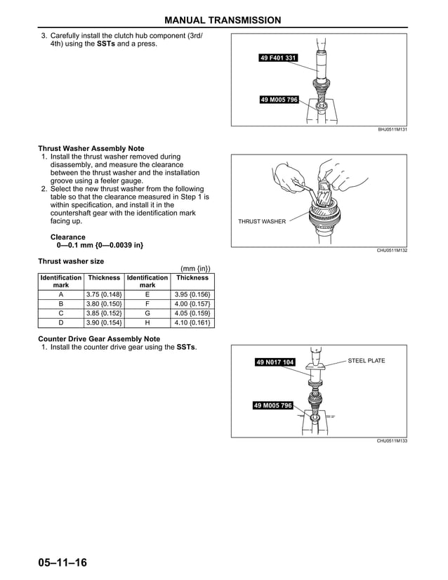 20042008 Mazda RX8 Manual Transmission Repair Guide