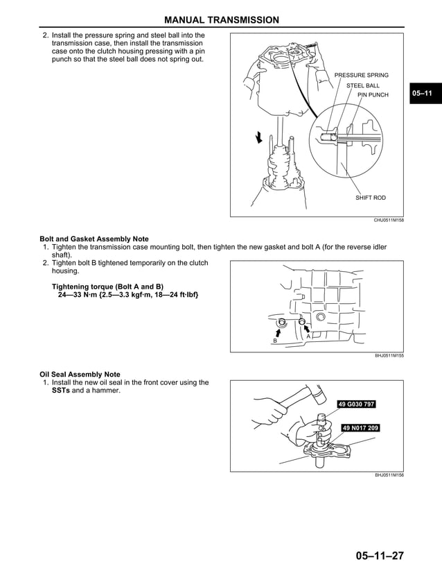 20042008 Mazda RX8 Manual Transmission Repair Guide