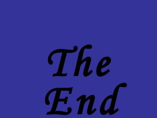 The End 