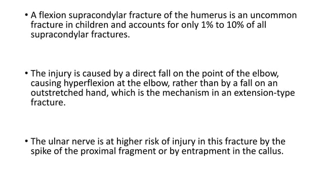 200401 flexion type of supracondylar fracture | PPT