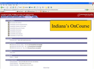 Indiana’s OnCourse 