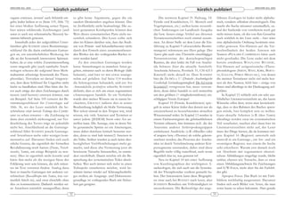 ARACHNE 9(4), 2004                                                                                                                                                                         ARACHNE 9(4), 2004
                                  kürzlich publiziert                                                                                    kürzlich publiziert
organe erwiesen, worauf auch Schmidt ein-              es gibt keine Argumente, gegen die ein              Die weiteren Kapitel (9. Haltung, 10.              führten Zoologen ist leider nicht alphabe-
geht; leider belässt er es (Seite 119, Abb. 73)        »anders Denkender« angehen könnte. Das          Feinde und Krankheiten, 11. Mensch und                 tisch, sondern offenbar chronologisch. Das
bei einer bloßen Auflistung seiner Typen,              ist (hoffentlich) nicht beabsichtigt. Die zu-   Vogelspinnen, etc.) stellen keine wesentli-            macht die Suche mitunter umständlich, zu-
hier wären erklärende Zeichnungen (und                 letzt genannten Kritikpunkte können den         chen Änderungen zur Landbuch-Ausgabe                   mal der Suchende von vornherein noch gar
seien es auch nur schematische Skizzen) be-            Wert dieses systematischen Parts nicht we-      dar bzw. fassen einige Artikel aus diversen            nicht wissen kann, ob der von ihm Gesuchte
stimmt hilfreich gewesen.                              sentlich schmälern. Der Leser sollte sich       Terrarienzeitschriften noch einmal zusam-              auch wirklich in der Liste steht – hier wäre
    Innerhalb jeder der aufgezählten Unter-            aber im Klaren darüber sein, dass das Studi-    men. An dieser Stelle sei dem Leser die Ein-           eine alphabetische Ordnung bestimmt sinn-
familien gibt SCHMIDT einen Bestimmungs-               um von Primär- und Sekundärliteratur nicht      führung zu Kapitel 9 (»Gesetzliche Bestim-             voller gewesen. Ein Hinweis auf die Ver -
schlüssel für die darin enthaltenen Gattun-            durch den Erwerb eines zusammenfassen-          mungen«) wärmstens ans Herz gelegt. Der                wechselbarkeit der beiden Autoren mit
gen an, ein unentbehrliches Werkzeug für               den Werkes wie des vorliegenden Buches er-      Autor gibt auch eine Übersicht einschlägiger           Namen »PICKARD-CAMBRIDGE« hätte auch
alle an der Systematik interessierte Spinnen-          setzt werden kann!                              Terrarienvereine des deutschsprachigen                 nicht geschadet. Die Liste endet mit dem
halter, da es eine solche Zusammenstellung                  Zu den einzelnen Gattungen werden          Raumes, die aber leider im Fall von Arachn-            bereits erwähnten WOLFGANG BÜCHERL .
sonst nirgends gibt (auch namhafte Arach-              kurze Anmerkungen zu manchen Arten ge-          ida Schweiz (hier die aktuelle Anschrift:              Ein Hinweis auf zeitgenössische »Thera-
nologen scheuen die aufgrund ihrer Merk-               geben, mitunter auch zu deren Biologie (falls   Arachnida Schweiz, Postfach 31, CH-6213                phosidologen« (SMITH, WEST, KIRK, BERTA-
malsarmut schwierige Systematik der Thera-             bekannt), und hier ist mir etwas unange-        Knutwil) nicht aktuell ist. Dass S CHMIDT              NI, GALLON, PÉREZ-MILES etc.), von denen
phosidae). Trotzdem sei darauf hingewie-               nehm auf gefallen: Auf Seite 114 werden         hier die DeArGe e. V. (Deutsche Arachnologische        die meisten Terrarianer nicht viel mehr ken-
sen, dass diese Schlüssel für Ungeübte nicht           die Selenogyrinae behandelt, und zur Art        Gesellschaft, Gründungsmitglied: Dr. GÜNTER            nen als ihre Namen, fehlt hier – einige von
leicht zu handhaben sind. Hier hätte der Au-           Annandaliella pectinifera schreibt S CHMIDT     S CHMIDT !) »vergessen« hat, muss verwun-              ihnen sind allerdings in der Danksagung auf-
tor auch einige der alten Zeichnungen durch            definitiv, dass es sich um einen sogenannten    dern, denn dabei handelt es sich immerhin              geführt.
neuere (und bessere) ersetzen können, nur              »Ameisengast« handelt. So ein Verhalten         um den größten (= mitgliederstärksten) ein-                 In Kapitel 15 schließt sich ein sehr aus-
ein Beispiel: Auf Seite 105 verweist der Be-           wurde aber meines Wissens nie in natura be-     schlägigen Verein Europas!                             führliches Literaturverzeichnis an, das kaum
stimmungsschlüssel für Cratorrhagus auf                obachtet, G RAVELY äußerte dies in seiner           Kapitel 10 (Feinde, Krankheiten) spie-             Wünsche offen lässt, wenn man berücksich-
Abb. 36, wo der Leser natürlich die be -               Beschreibung lediglich als bloße Vermutung.     gelt in seiner Kürze leider den derzeit nur als        tigt, dass es den Rahmen des Buches spren-
schriebene »tiefe laterale Teilung« des Cymbi-         Wer schon einmal in den Tropen war, wird        unzureichend zu bezeichnenden aktuellen                gen würde, hier komplett sein zu wollen.
ums zu sehen erwartet – die Zeichnung ist              wissen, wie viele Ameisen und Termiten er       Wissensstand wider. In Kapitel 13 werden in            Ganz aktuelle Arbeiten (z.B. über Yamia)
dann aber ziemlich nichtssagend, zur Ver-              unter jedem (JEDEM) Stein oder Ast an -         einem Fachwortregister die gebräuchlichsten            allerdings werden zwar im systematischen
deutlichung des Textes trägt sie jedenfalls            treffen kann. Die Aussage, eine in deren Nä-    Termini erläutert, hier könnten m.E. die der           Teil verarbeitet, tauchen aber dann hier im
nicht bei. Anschließend an die Gattungs-               he gesammelte Spinne sei ein Ameisengast,       Anatomie anderer Arthropodengruppen                    Literaturverzeichnis nicht auf, der Leser
schlüssel führt SCHMIDT jeweils Gattungs-              muss daher durchaus kritisch bewertet wer-      entliehenen Ausdrücke (z.B. »Maxille« oder             muss der Dinge harren, die da kommen mö-
und Artenlisten mehr oder weniger kom-                 den, denn es sind halt immer(!) Ameisen in      »Carapax« bzw. »Thorax«) als solche gekenn-            gen. Kapitel 16 (Register) unterteilt sich
mentarlos auf. Darunter finden sich auch               der Nähe. Seither wurden ja auch keine dies-    zeichnet werden; das Prosoma der Arachn-               sinnvoll in ein Gattungs-, ein Art- und ein
etliche Genera, die eigentlich der formellen           bezüglichen Veröffentlichungen mehr ge -        iden ist durch Verschmelzung anderer Kör-              »sonstiges« Register, was einem die Suche
Revalidisierung noch harren (Davus, Neisch-            macht, und diese alte Vermutung jetzt als       persegmente entstanden, daher sind diese               sehr erleichtert. Warum erst danach noch
nocolus, Yamia, um einige Beispiele zu nen-            bewiesene Tatsache hinzustellen, ist zumin-     Begriffe nicht völlig zutreffend, auch wenn            ein Abschnitt mit sogenannten »histori-
nen). Dies ist eigentlich nicht korrekt und            dest zweifelhaft. Damit möchte ich die Be-      eigentlich klar ist, was gemeint ist!                  schen« Abbildungen eingefügt wurde, bleibt
hätte ihm mehr als die wenigen Sätze der               sprechung des systematischen Teiles absch-          Neu ist Kapitel 14 mit einer Auflistung            unklar, ebenso wie Tatsache, dass es zwar
Erklärung wert sein können, die sich mitun-            ließen. Wer auch immer sich tiefer in einen     von Kurzbiographien der wichtigsten A -                einen Abbildungsnachweis für Zeichnungen
ter im Text verstreut finden. Analog dazu              Teilaspekt einarbeiten möchte, wird be -        rachnologen, die sich auch um die Systema-             und S/W-Fotos, nicht aber für die Farbbil-
lässt er manche Gattungen mit anderen ver-             stimmt immer wieder auf Klärungsbedürfti-       tik der Theraphosidae verdient gemacht ha-             der gibt.
schmelzen (Baccallbrapo mit Yamia, was ver-            ges stoßen; als Ausgangs- und Diskussions-      ben. Der Interessierte kann diese Biographi-                Apropos Fotos: Das Buch ist mit Farb-
mutlich falsch ist), und zwar ebenfalls ohne           grundlage ist vorliegendes Buch mit Sicher-     en zwar auch bei BONNET nach lesen, aber               bildern reichhaltig ausgestattet. Darunter
dies zu kommentieren. Dadurch werden sei-              heit gut geeignet.                              SCHMIDTS Bemühen um Vollständigkeit ist                finden sich auch Bilder von Arten, die man
ne Ansichten natürlich unangreifbar, denn                                                              anzuerkennen. Die Reihenfolge der ange-                sonst kaum zu sehen bekommt. Aber gerade
                                                  32                                                                                                     33
 