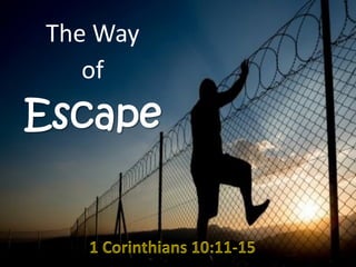 The Way
of
Escape
 
