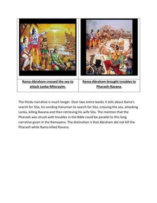 Biblical Rama The differences in narratives of Rama and Abraham are mutually ...