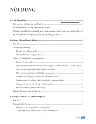 i
NỘI DUNG
Các nội dung chính................................................................................................