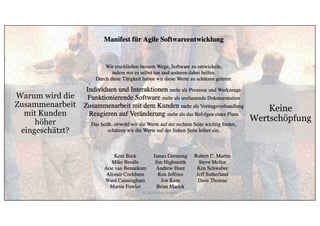 Warum wird die
Zusammenarbeit
mit Kunden
höher
eingeschätzt?
Keine
Wertschöpfung
© 2020 Peter Stevens
 