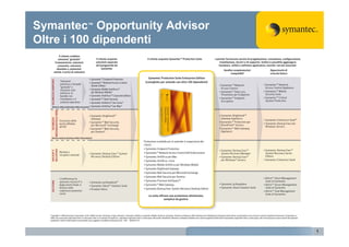 Symantec™ Opportunity Advisor
Oltre i 100 dipendenti




                                1
 