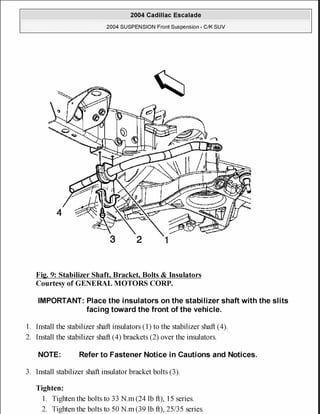 2004 CADILLAC ESCALADE REPAIR MANUAL FREE visual data 3