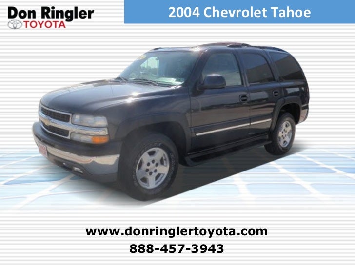 Used 2004 Chevrolet Tahoe At Temple Austin Dallas