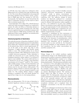 2004 Dantrolene. A review of its pharmacology therapeutic use and new ...