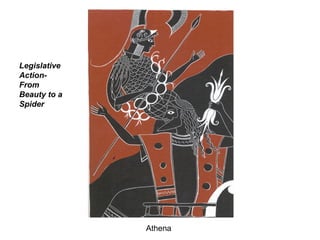 Athena Legislative Action-From Beauty to a Spider 