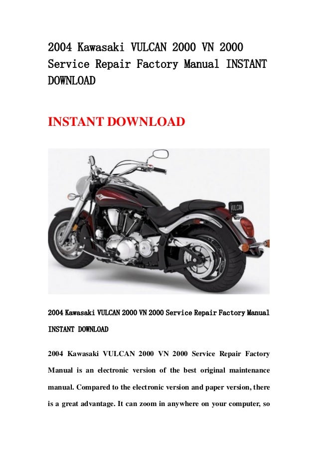 Vulcan 900 Repair Manual Download