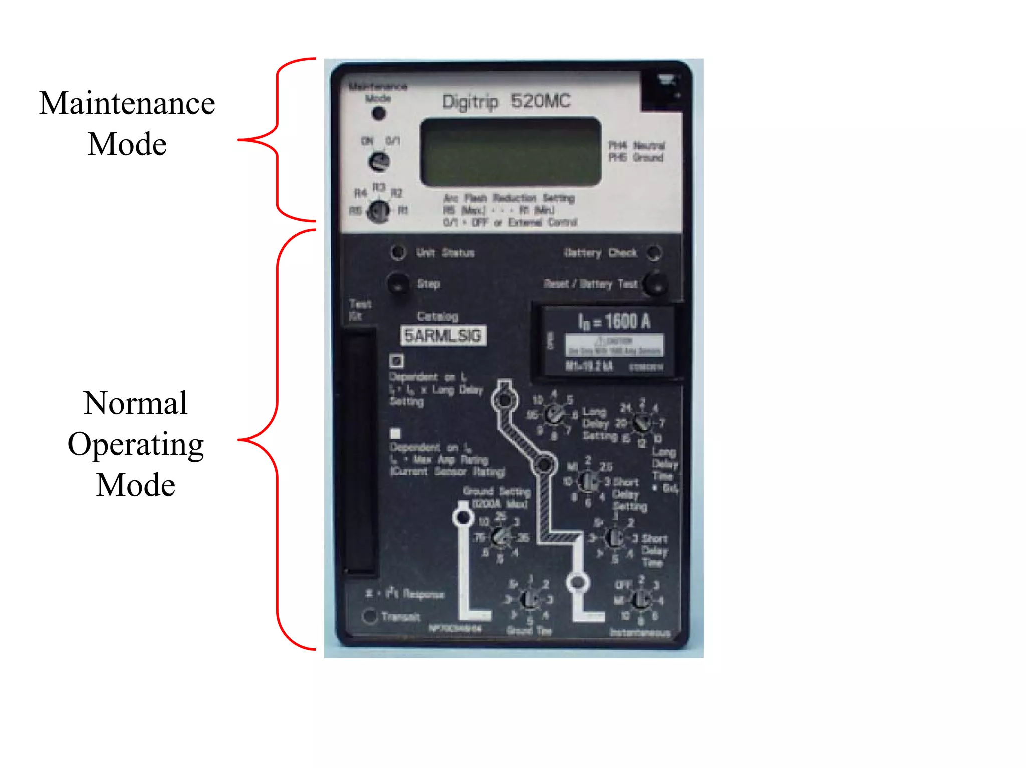 Maintenance
Mode
Normal
Operating
Mode
 