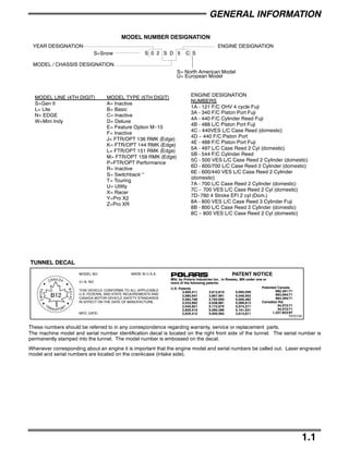 2004 polaris 800 xc sp edge snowmobile service repair manual | PDF