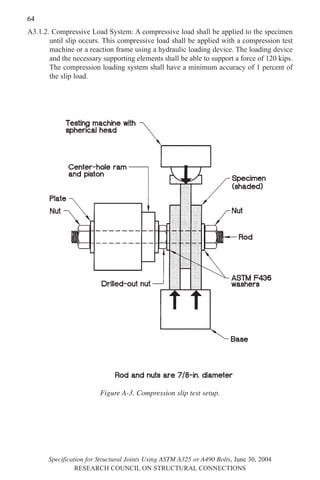 Specification for structural joints using A325 or A490 | PDF