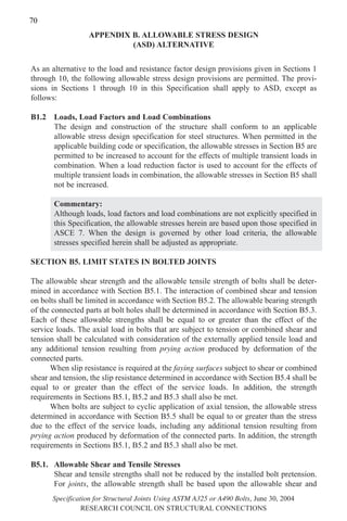 Specification for structural joints using A325 or A490 | PDF