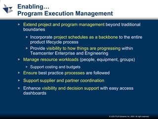 2004 Team Center Training Presentation On Project | PPT