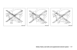 ARS1042                  ARS1043                                  ARS1044




          Safety—Seats, seat belts and supplemental restraint system 1-37




                 ੬ REVIEW COPY—2005 Altima (l30)
                 Owners Manual—USA_English (nna)
                 01/04/05—arosenma ੭
 