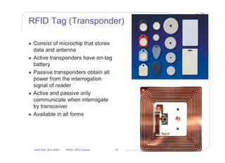 Near field communication and RFID - opening for new business