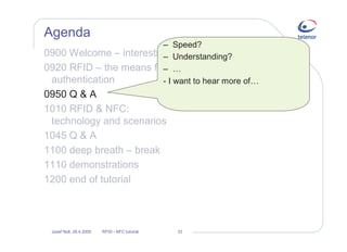 Near field communication and RFID - opening for new business