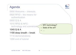 Near field communication and RFID - opening for new business