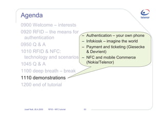 Near field communication and RFID - opening for new business