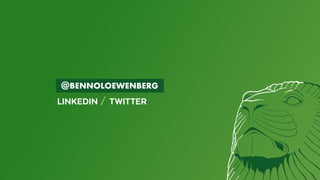   BENNOLOEWENBERG 
 LINKEDIN /  TWITTER
 @
 