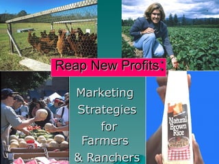 Marketing  Strategies for Farmers  & Ranchers Reap New Profits : 