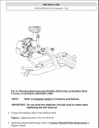 2005 front suspension