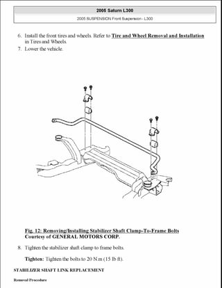 2005 front suspension