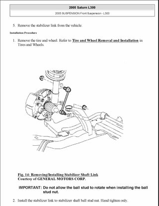 2005 front suspension