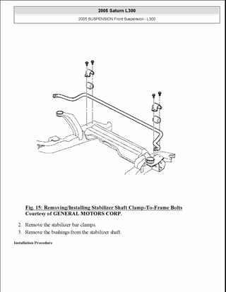 2005 front suspension
