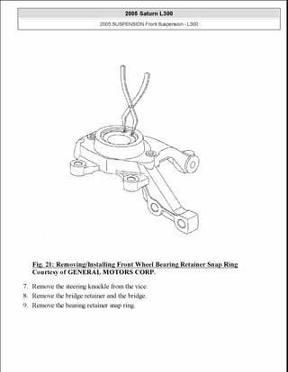 2005 front suspension