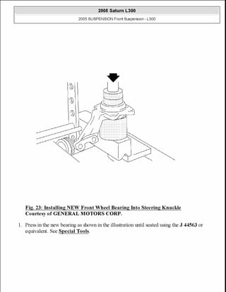 2005 front suspension