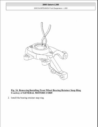 2005 front suspension