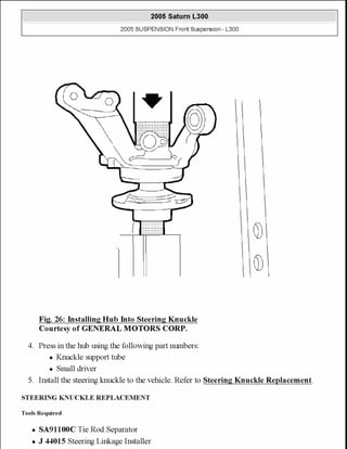 2005 front suspension