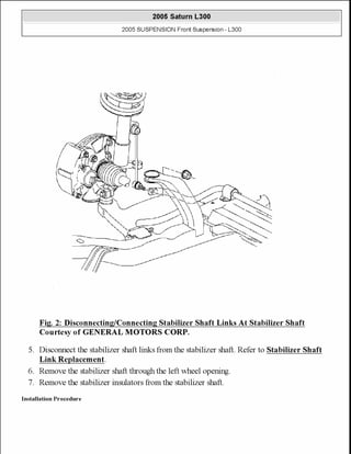 2005 front suspension