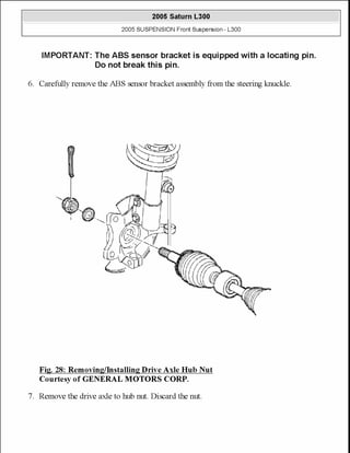 2005 front suspension