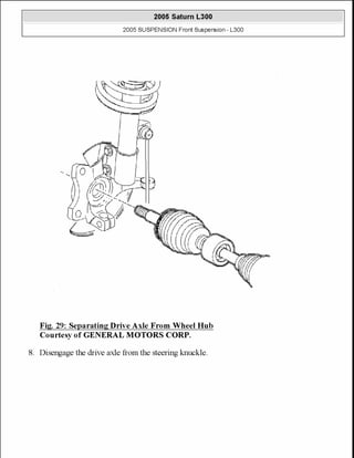 2005 front suspension