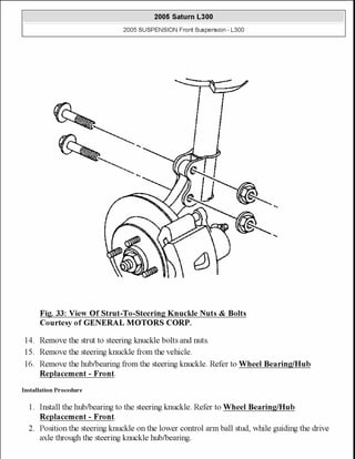 2005 front suspension