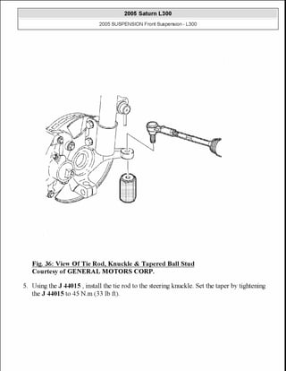 2005 front suspension