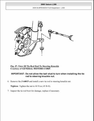 2005 front suspension