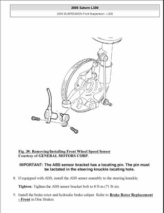2005 front suspension