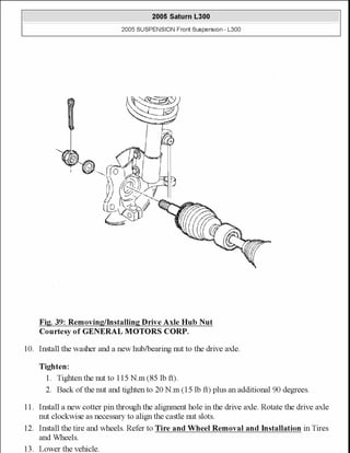 2005 front suspension
