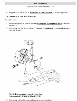 2005 front suspension