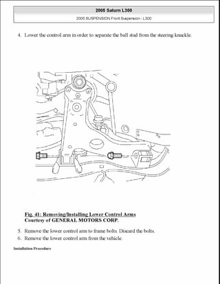 2005 front suspension
